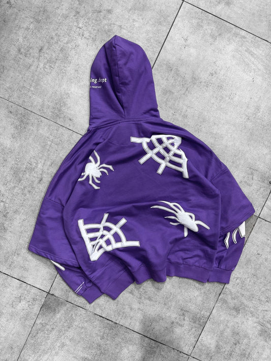 Hoodie- Purple Spider
