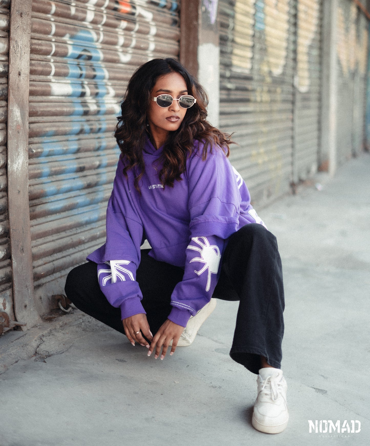 Hoodie- Purple Spider