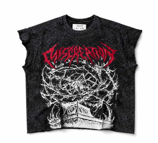 Oversize Sleevless-  Red